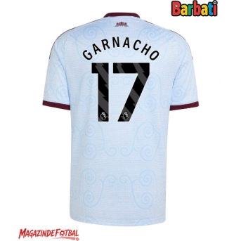 Aston Villa Alejandro Garnacho #17 Tricou Fotbal Replică 2026-27 Barbati Treilea